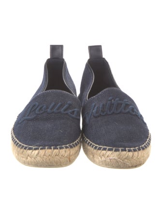 Louis Vuitton Canvas Embroidered Accent Espadrilles