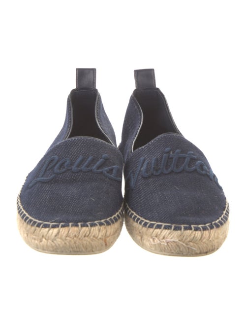 Louis Vuitton Canvas Embroidered Accent Espadrilles