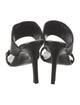 Louis Vuitton Leather Ruffle Embellishment Slides
