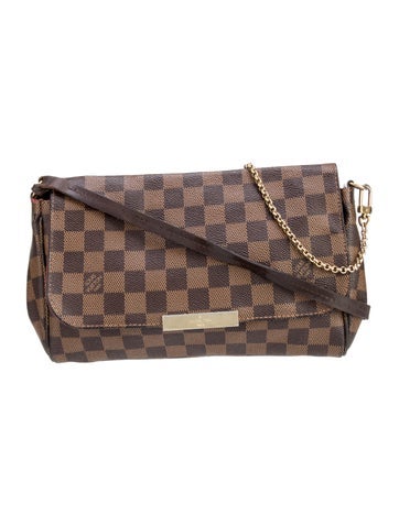 Louis Vuitton Crossbody Bags Damier Ebene Favorite MM