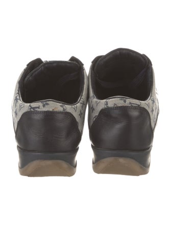 Louis Vuitton Monogram Mini Lin Pattern Leather Sneakers