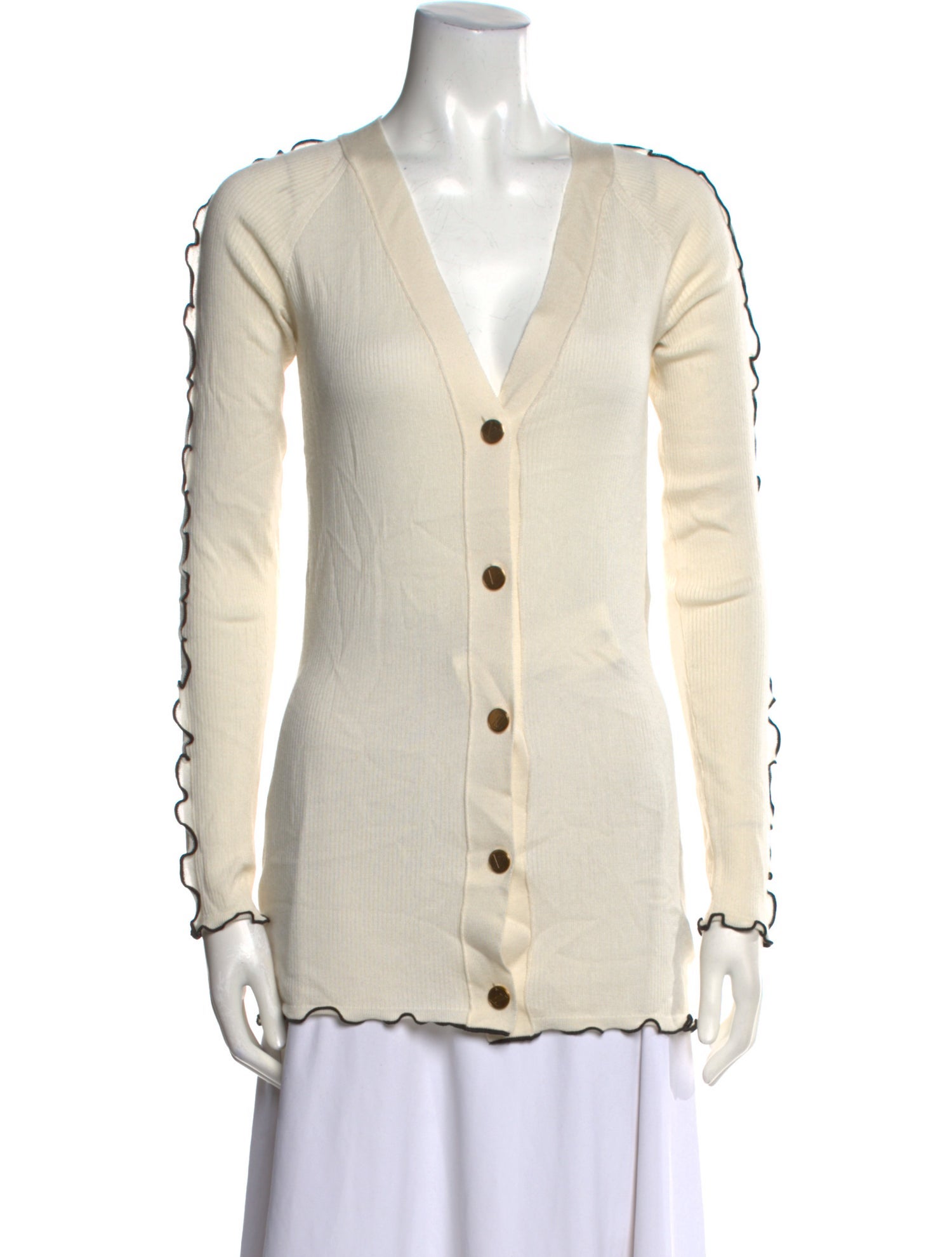 Louis Vuitton 2025 'Contrastil Frill' Sweater