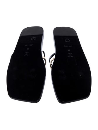 Louis Vuitton Leather Slides