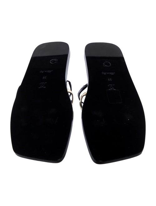 Louis Vuitton Leather Slides