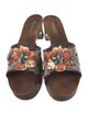 Louis Vuitton Monogram Mini Lin Pattern Canvas Slides