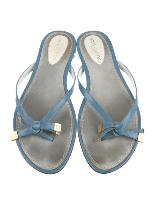 Louis Vuitton Leather Flip Flops
