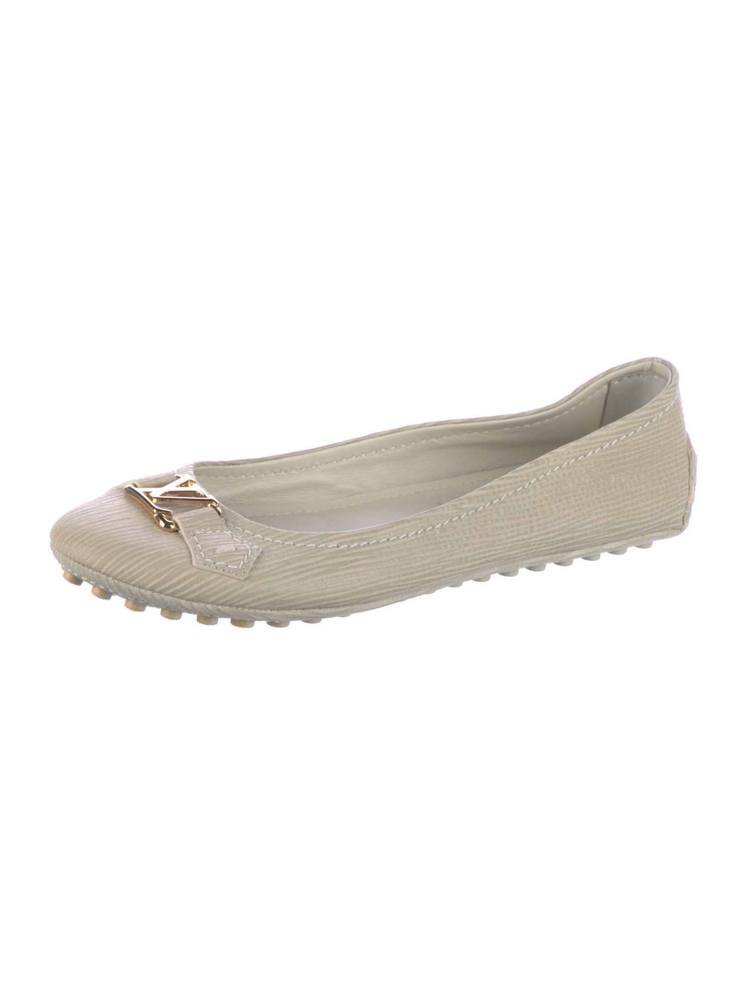 Louis Vuitton 2011 Signature Logo Ballet Flats