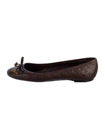 Louis Vuitton 2012 LV Monogram Ballet Flats