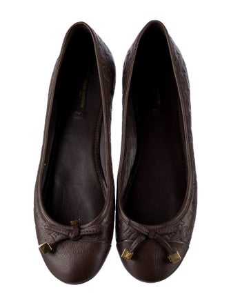 Louis Vuitton 2012 LV Monogram Ballet Flats