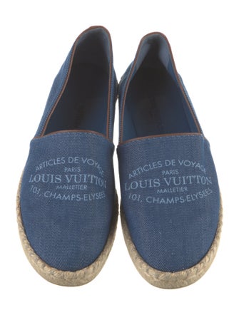 Louis Vuitton Denim Printed Espadrilles