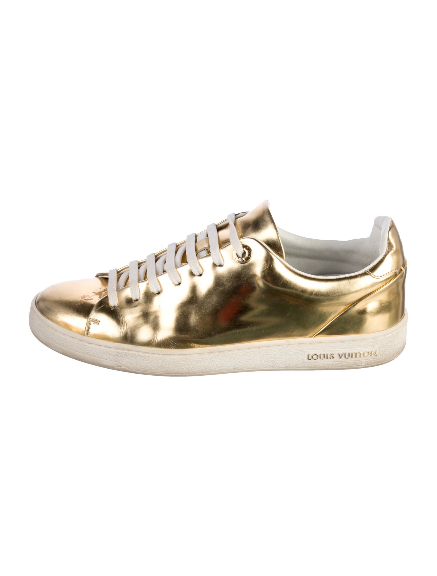 Louis Vuitton Patent Leather Printed Sneakers