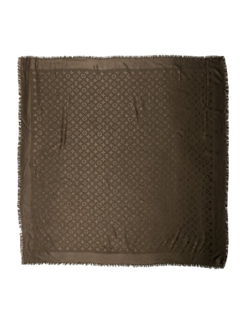 Louis Vuitton Silk Monogram Pattern Scarf