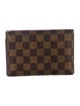 Louis Vuitton Damier Ebene Pattern Coated Canvas Porte-Trésor Étui Papier Wallet
