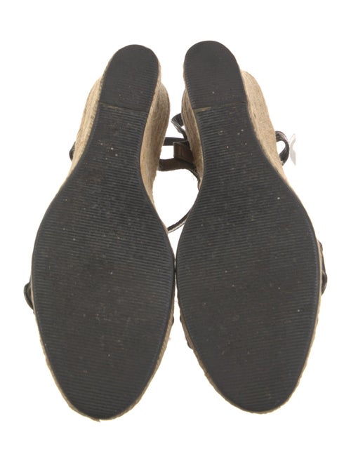 Burberry Nova Check Pattern Leather Espadrilles