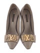 Louis Vuitton LV Monogram Leather Pumps