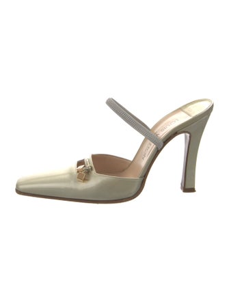 Louis Vuitton Patent Leather Mules