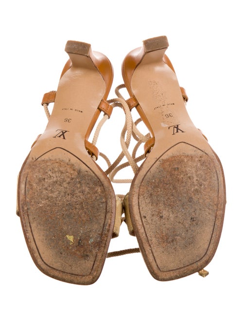 Louis Vuitton LV Monogram Canvas Gladiator Sandals