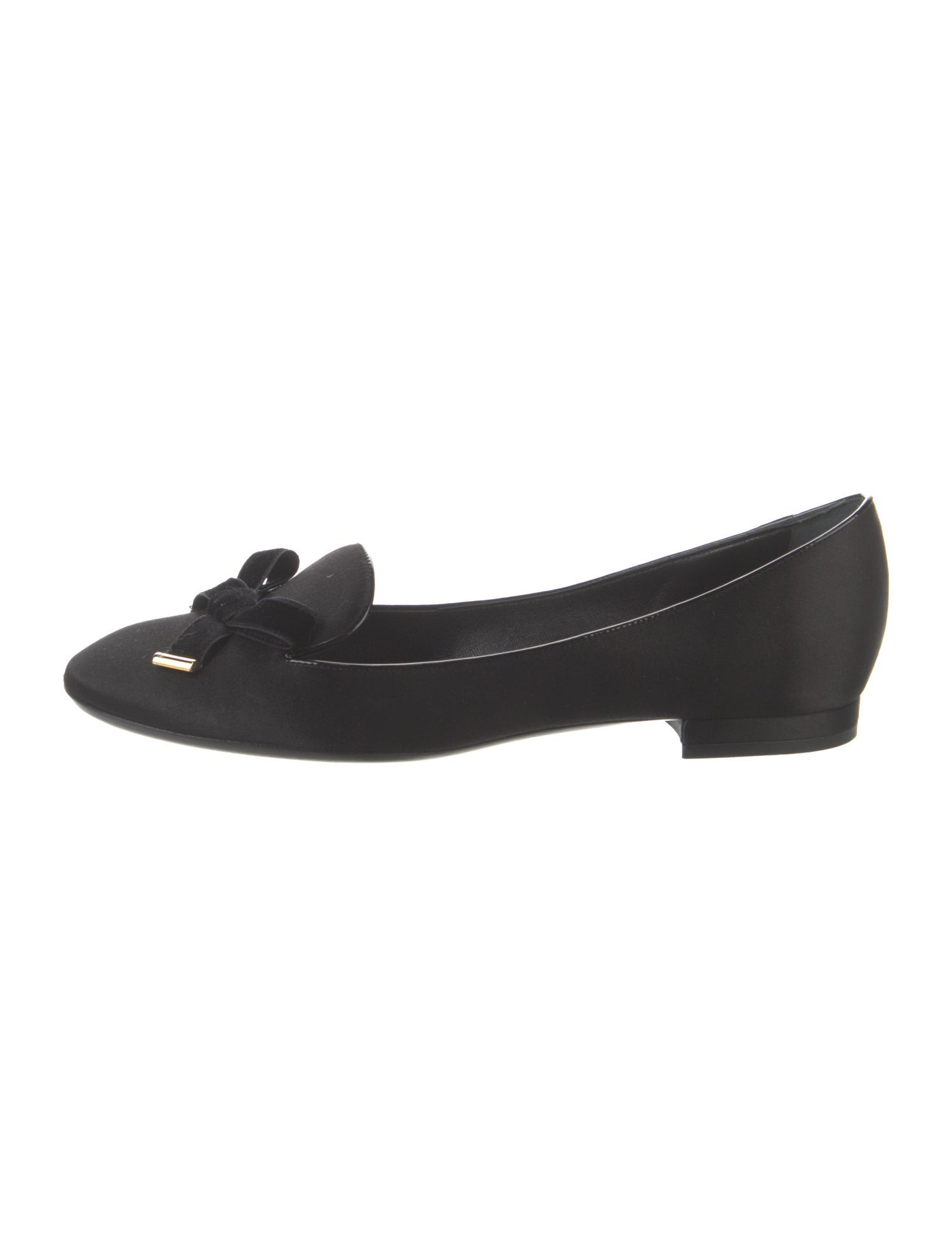 Louis Vuitton Satin Bow Accents Flats