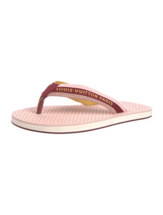 Louis Vuitton Printed Flip Flops