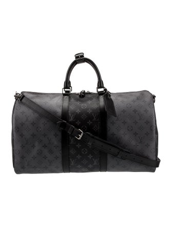 Louis Vuitton Coated Canvas Weekender Bag 50