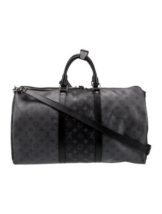 Louis Vuitton Coated Canvas Weekender Bag 50