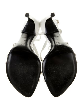 Louis Vuitton Monogram Pattern Satin Sandals