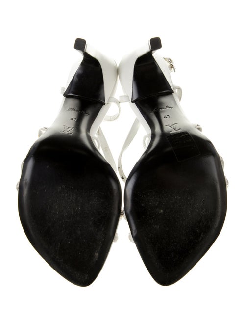 Louis Vuitton Monogram Pattern Satin Sandals