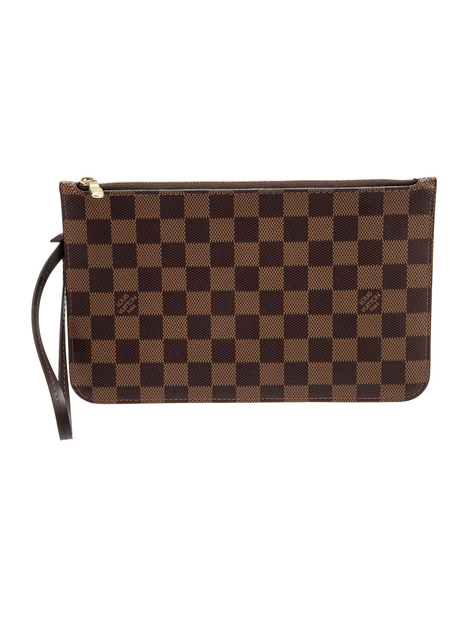 Louis Vuitton Damier Ebene Neverfull Pouch