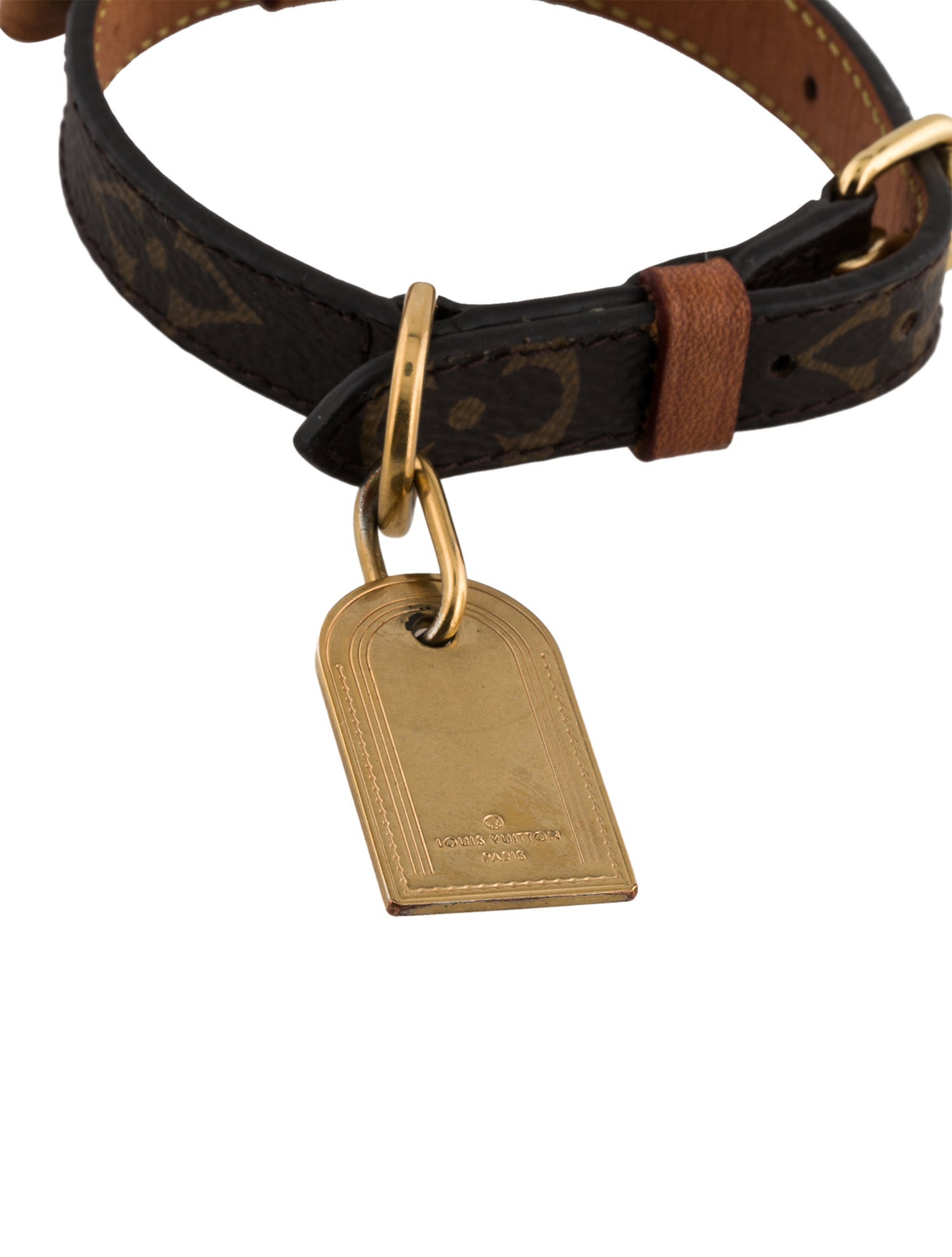 Louis Vuitton Monogram Baxter Bow Pet Collar