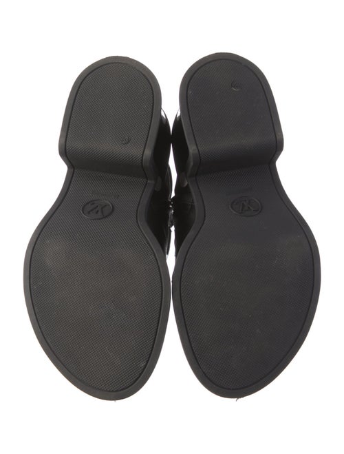 Louis Vuitton Nylon Polka Dot Print Lace-Up Boots