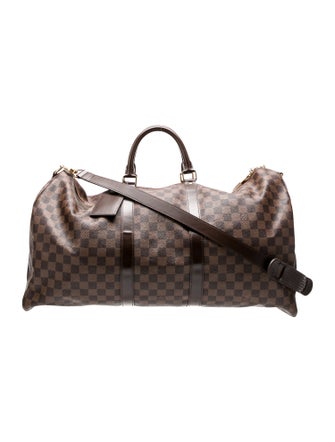 Louis Vuitton Damier Ebene Keepall Bandouliere 55
