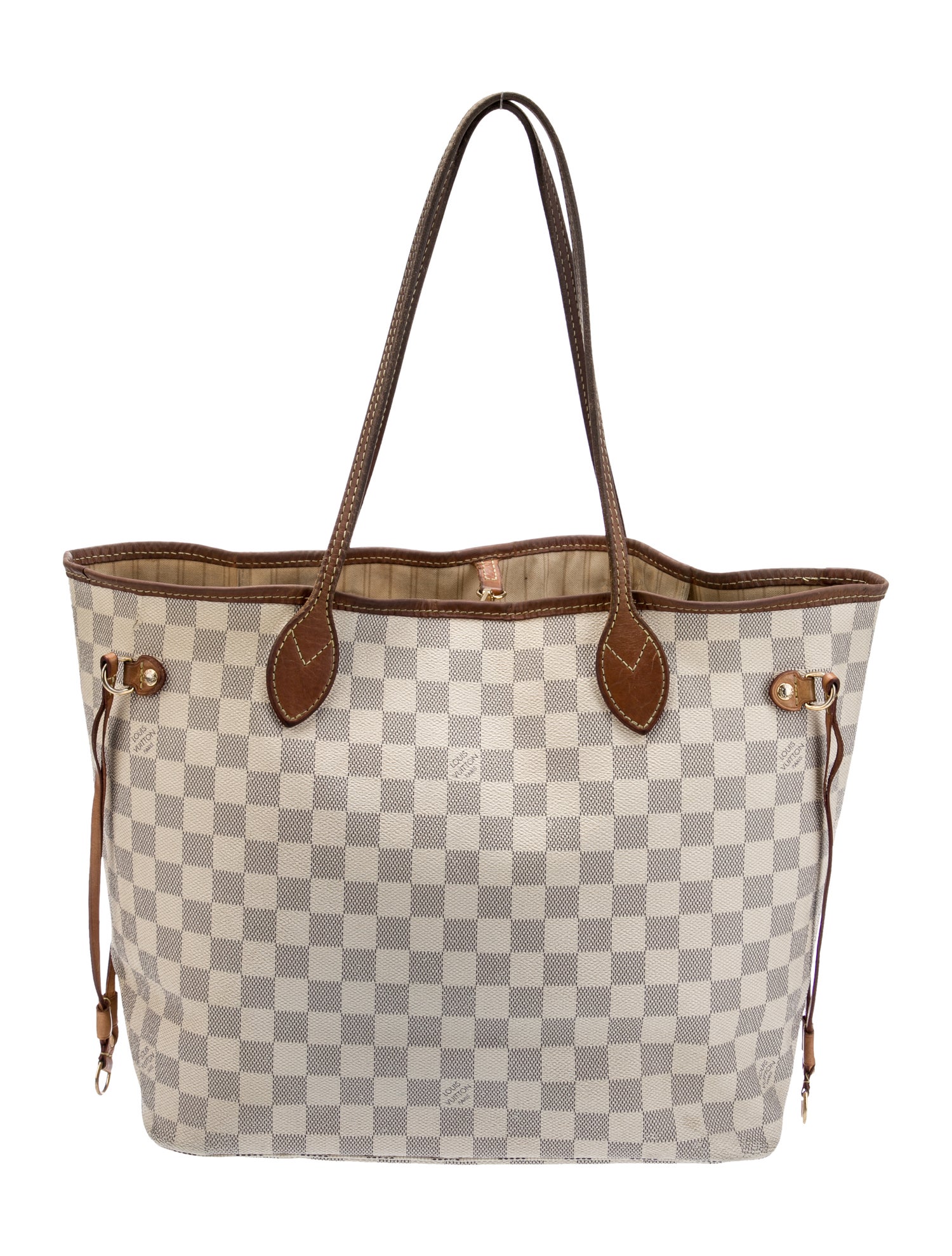 Louis Vuitton Damier Azur Neverfull w/Pouch MM