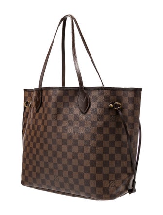 Louis Vuitton Damier Ebene Neverfull w/Pouch MM