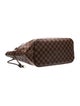 Louis Vuitton Damier Ebene Neverfull w/Pouch MM