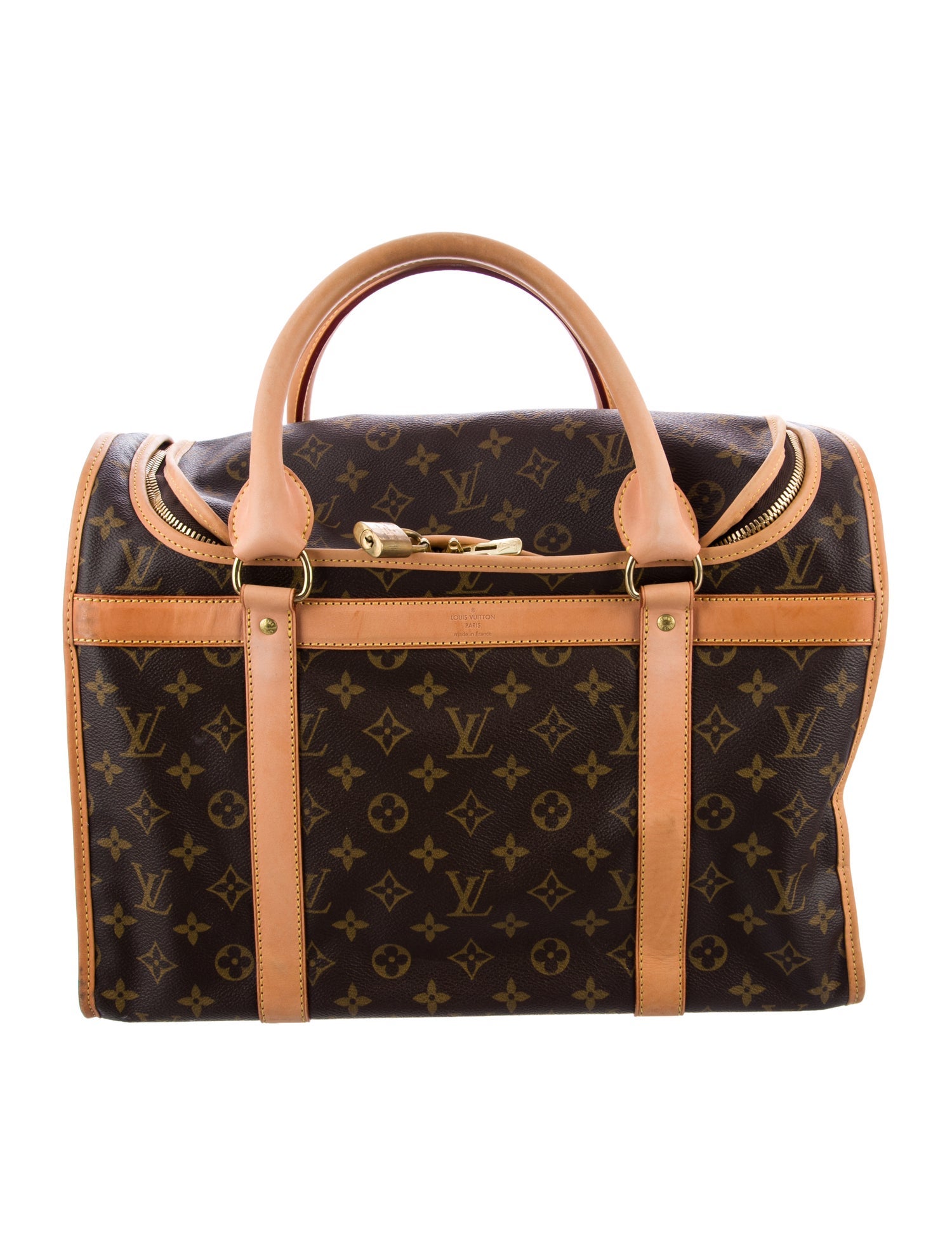 Louis Vuitton Monogram Sac Chien 40 Pet Carrier