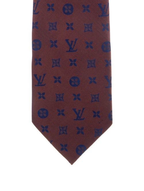 Louis Vuitton Patterned Silk Tie