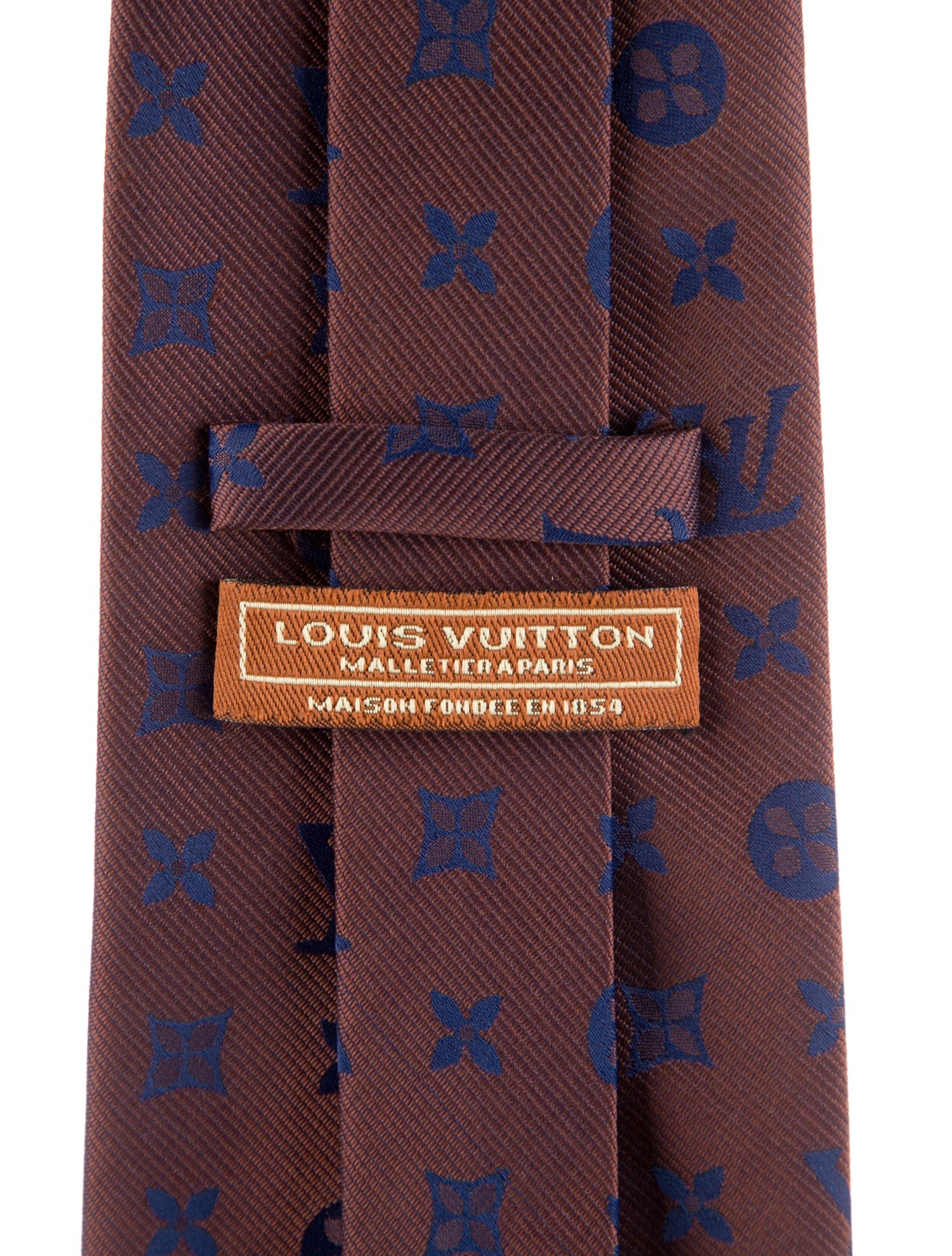 Louis Vuitton Patterned Silk Tie