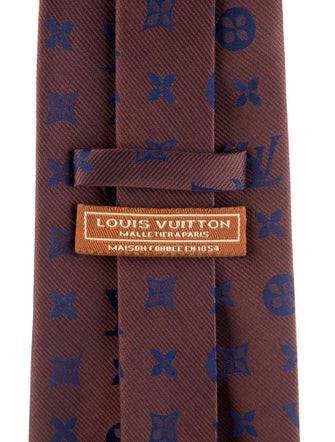 Louis Vuitton Patterned Silk Tie