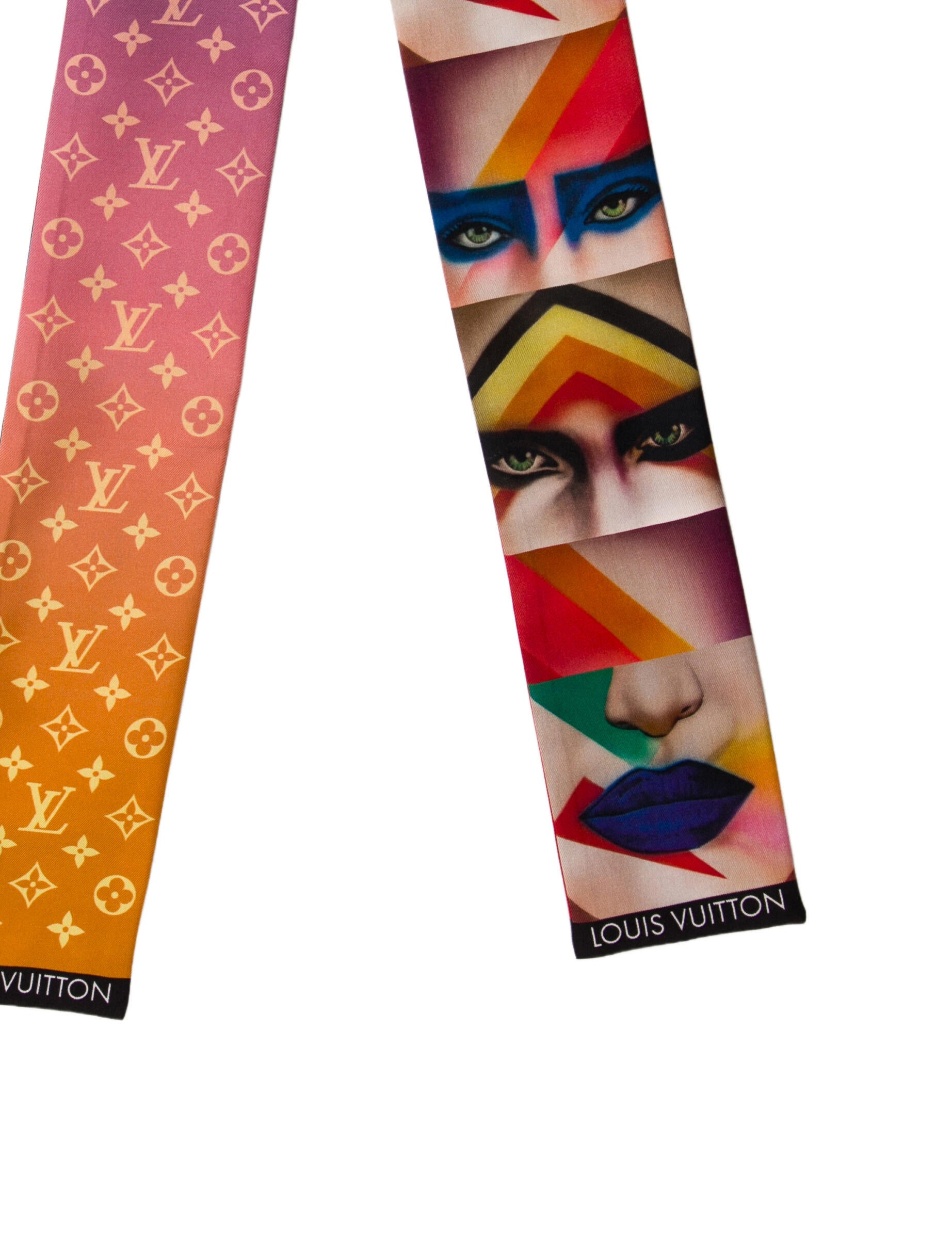 Louis Vuitton Silk Printed Bandeau