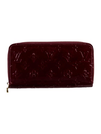 Louis Vuitton Monogram Vernis Vernis Patent Leather Zippy Wallet
