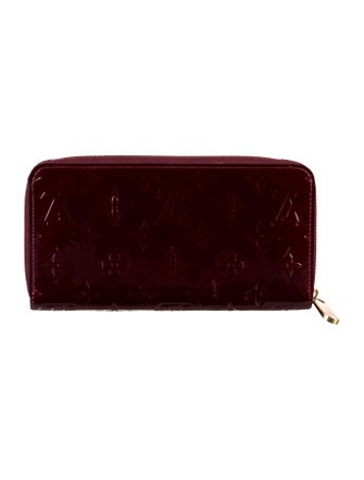 Louis Vuitton Monogram Vernis Vernis Patent Leather Zippy Wallet