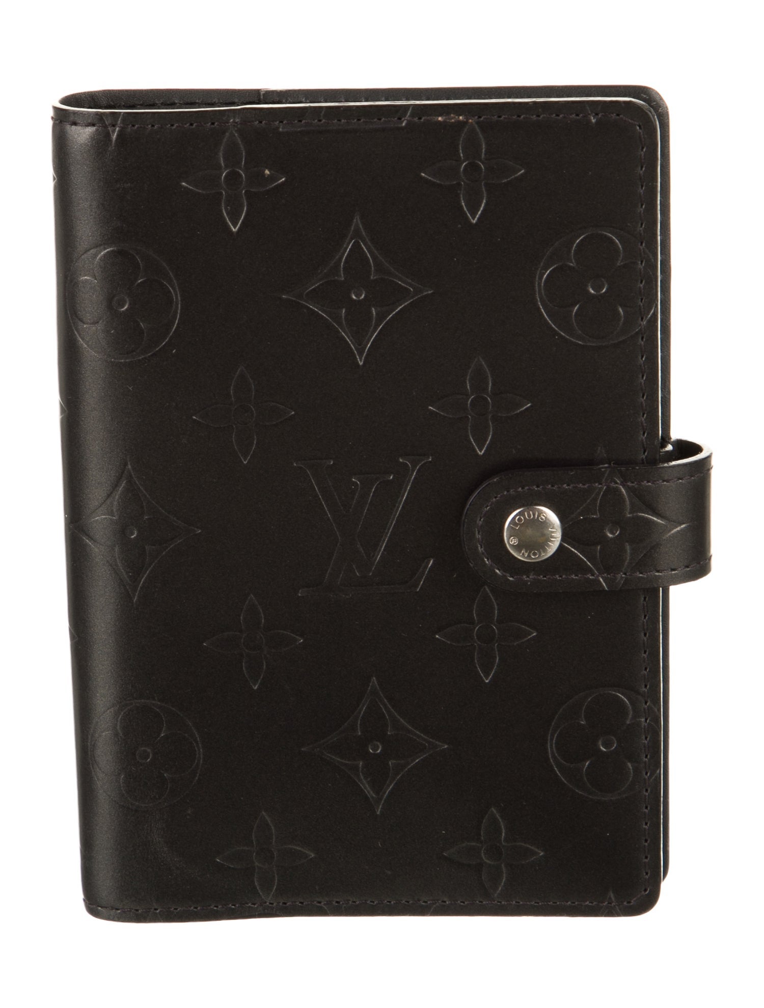 Louis Vuitton Monogram Mat Small Ring Agenda Cover