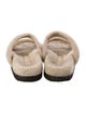 Louis Vuitton Shearling Slides