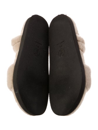 Louis Vuitton Shearling Slides