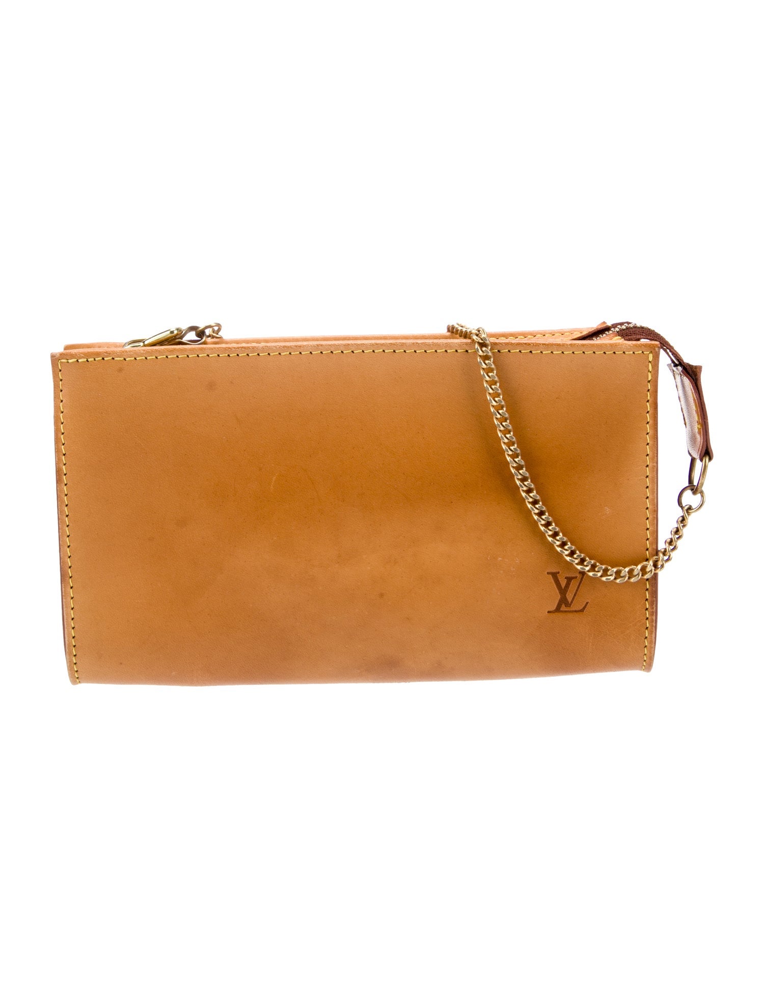 Louis Vuitton Leather Bucket Pouch