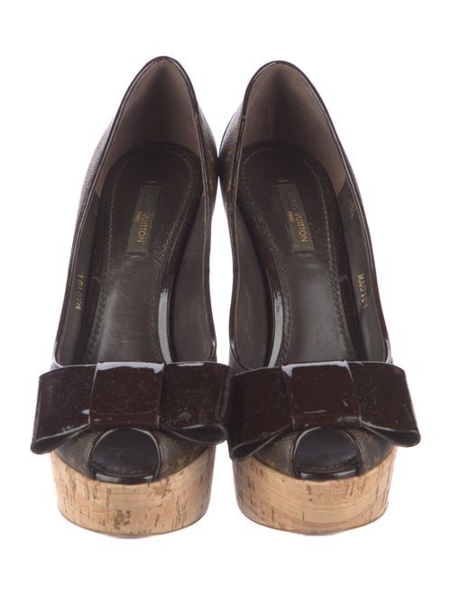 Louis Vuitton Monogram Pattern Leather Pumps