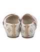 Louis Vuitton Canvas Printed Mary Jane Flats