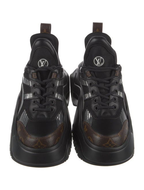 Louis Vuitton LV Monogram Mesh Accents Chunky Sneakers