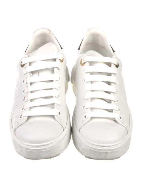 Louis Vuitton Monogram Pattern Leather Sneakers