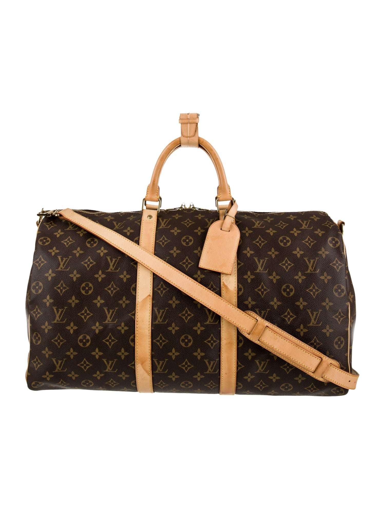 Louis Vuitton LV Monogram Keepall Bandouliere 50 Vintage
